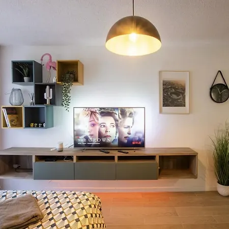 Terrasse & Parking Gratuit En 아파트 *