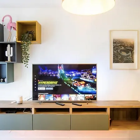 아파트 Terrasse & Parking Gratuit En