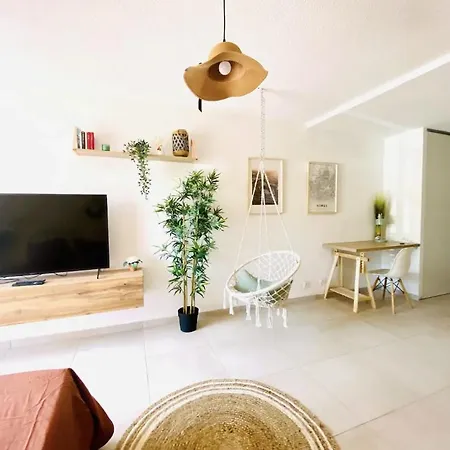 아파트 Terrasse & Parking Gratuit En